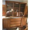 Image 1 : 2 Piece China Cabinet w/ Sliding Doors 60 X 18.5 X67
