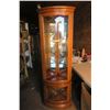 Corner Curio Cabinet 72" Tall 20" At Door