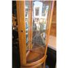 Image 3 : Corner Curio Cabinet 72" Tall 20" At Door