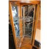 Image 5 : Corner Curio Cabinet 72" Tall 20" At Door