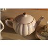 Image 7 : Tea Pots, Cups, And Creamer And Sugar Bowl