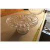 Image 2 : Glass Cake Dish and Bowl