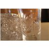 Image 8 : Glass Cream and Sugar Set With Matching Glasses
