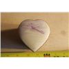 Image 1 : Small Heart Shaped Porclin Powder Box