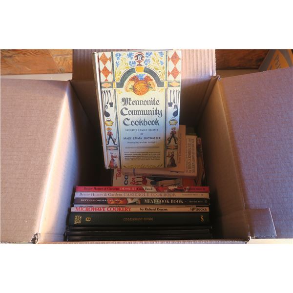 Box of Cookbooks