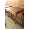Image 3 : Antique Wood Table W/ Drawer 29 X 41.5 X 30