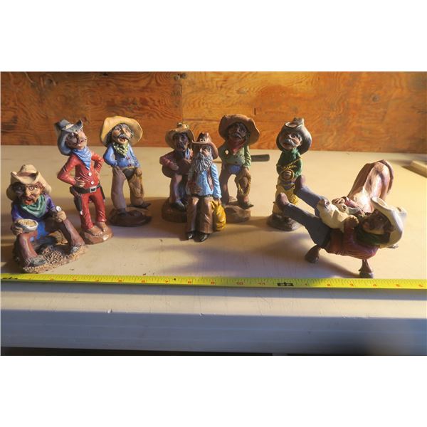 Ceramic Cowboy Figures