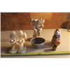 Image 1 : Various Ceramic Pieces & Carved Stone Book Ends