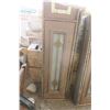 Image 3 : 2 Vintage leaded glass windows 12.5 X 46.5 Each