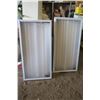 Image 1 : Two 6 Light T12 Fluorescent Fixture, One Has Cracked Shade