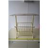 Image 1 : Glass Top Magazine Rack / Table 21 X 14