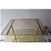 Image 2 : Glass Top Magazine Rack / Table 21 X 14