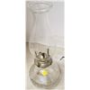 coal oil lamp with chimney Glass Lamp Kaadan Ltd