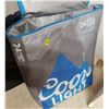 Image 5 : bag lot  two insulated bags including Coors Light 24 Bag + Laptop Bag (looks new)