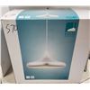 new in box hanging lamp Eglo 200383A Garetto 1 Light Brushed Aluminum