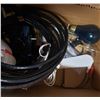 Image 5 : parts lot, includes air hose, cable telephone connections, amplifier