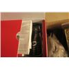 Image 2 : Box of Misc. Items, Leather Gloves, Cutlery, Silk Scarf