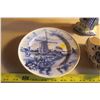 Image 2 : Lot of Delft Blauw Pieces + 1 Japanese Plate