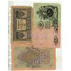 Image 2 : Set of 3 Russian Notes 1898 & 1909