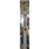 Antique "1875" Clock With Brass Weights and Pendulum.  Has Large Chime Bell