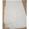 Image 5 : hand crocheted bedspread approx. 80"x84"