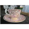 Image 3 : 2 Ornate Teacups and 3 Wine Glasses