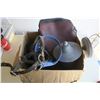 Image 1 : Box of Misc. Items, Flashlight, Dog Harnesses