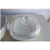 Image 6 : 3 Corningware Dishes, 2 Lids (Match 1 of the Dishes), Some Chips on the Handles