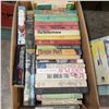 Image 2 : box full of books, book lot mostly fiction with few kids books