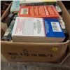 Image 3 : box full of books, book lot mostly fiction with few kids books