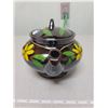 Image 4 : Brown tea pot flowered motif