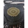 Image 2 : Black suede shoulder bag - fringed -Steve Madden