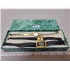 Image 1 : 3 ladies wrist watches in green box