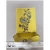 Image 2 : Yellow match box blue flower pattern