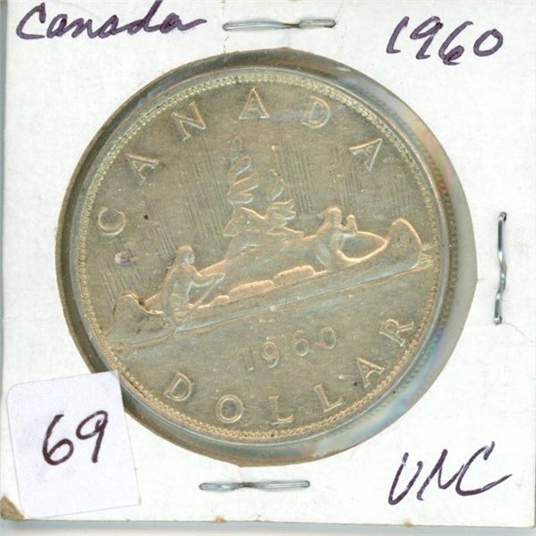 1960 Canada $1.00 One Dollar unc