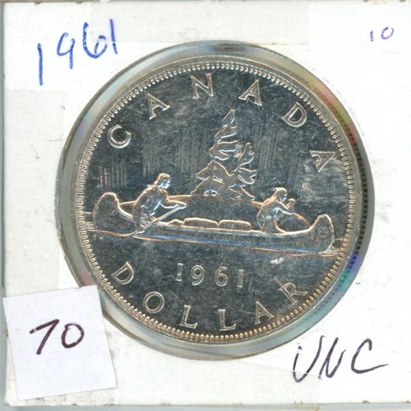 1961 Canada $1.00 One Dollar unc
