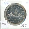 Image 1 : 1961 Canada $1.00 One Dollar unc