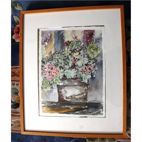 Signed Original Fred Bahr  Local Artist 18" X 22"