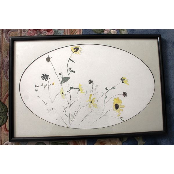 Signed original Fred Bahr local artist  - 23" X 15.5"