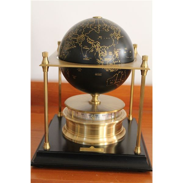Royal Geographical Society World Clock 1979 With all Documents.