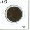 Image 1 : 1859 Canadian Large Cent VG