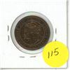 Image 2 : 1884 Canadian Large Cent EF