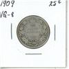 Image 1 : 1909 Canadian 25 Cent Piece VG-8