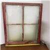 4 pane window approx. 28"x24"