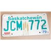 Image 1 : Saskatchewan License Plate 1979
