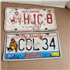 2 Yukon License Plates