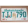 Saskatchewan License Plate 1981