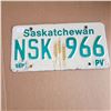 Saskatchewan License Plate 1993