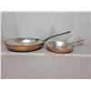 Image 2 : 2 Copper fry pans