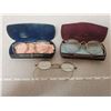 Image 1 : 3 pairs antique eye glasses